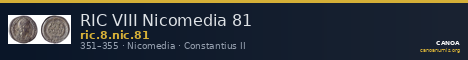 RIC VIII Nicomedia 81 — CANOA