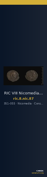 RIC VIII Nicomedia 87 — CANOA