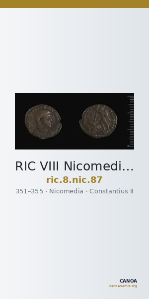 RIC VIII Nicomedia 87 — CANOA