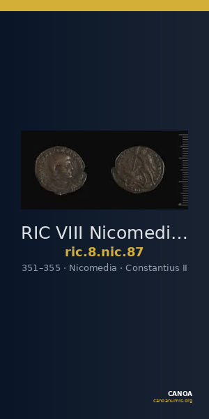 RIC VIII Nicomedia 87 — CANOA