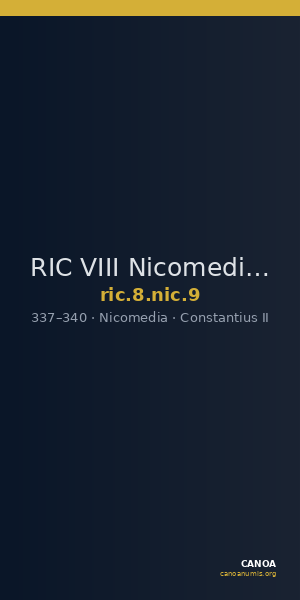 RIC VIII Nicomedia 9 — CANOA