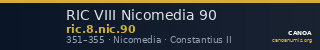 RIC VIII Nicomedia 90 — CANOA