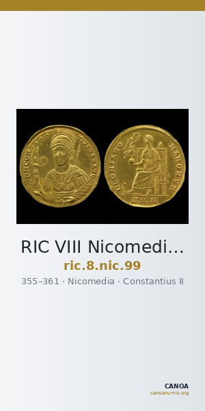 RIC VIII Nicomedia 99 — CANOA