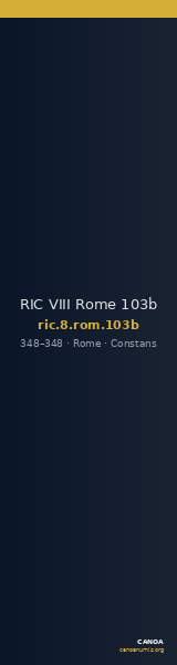 RIC VIII Rome 103b — CANOA