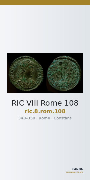 RIC VIII Rome 108 — CANOA