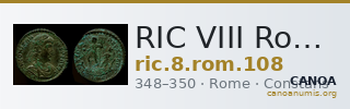 RIC VIII Rome 108 — CANOA