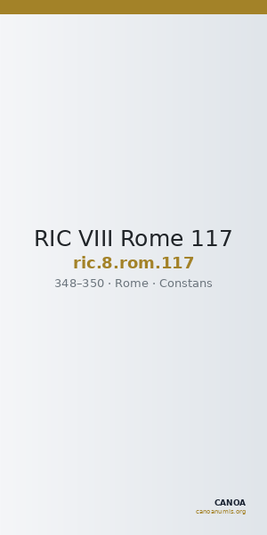 RIC VIII Rome 117 — CANOA