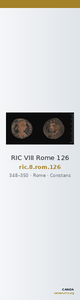 RIC VIII Rome 126 — CANOA
