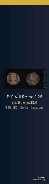 RIC VIII Rome 126 — CANOA