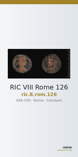 RIC VIII Rome 126 — CANOA