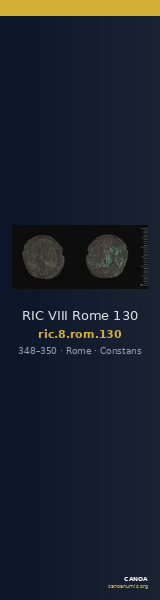 RIC VIII Rome 130 — CANOA