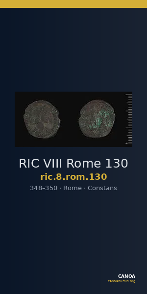 RIC VIII Rome 130 — CANOA