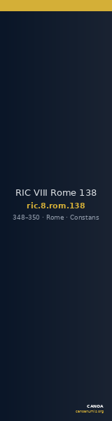 RIC VIII Rome 138 — CANOA