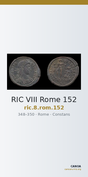 RIC VIII Rome 152 — CANOA