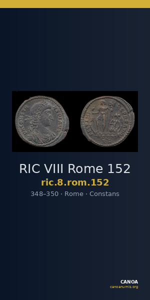 RIC VIII Rome 152 — CANOA