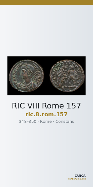 RIC VIII Rome 157 — CANOA