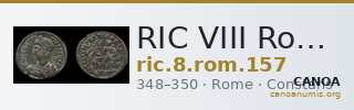 RIC VIII Rome 157 — CANOA