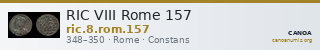 RIC VIII Rome 157 — CANOA