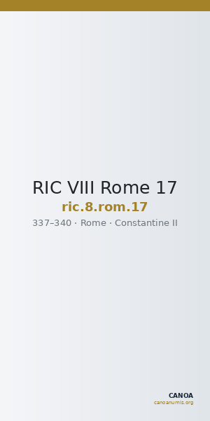 RIC VIII Rome 17 — CANOA