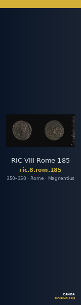 RIC VIII Rome 185 — CANOA