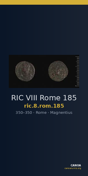 RIC VIII Rome 185 — CANOA