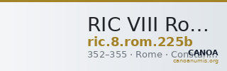 RIC VIII Rome 225b — CANOA