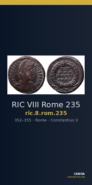RIC VIII Rome 235 — CANOA