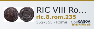 RIC VIII Rome 235 — CANOA