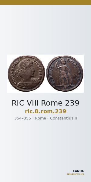 RIC VIII Rome 239 — CANOA