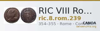 RIC VIII Rome 239 — CANOA