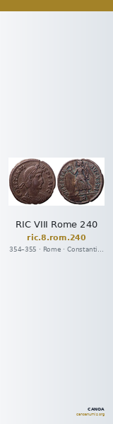 RIC VIII Rome 240 — CANOA