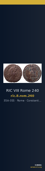 RIC VIII Rome 240 — CANOA
