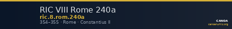 RIC VIII Rome 240a — CANOA