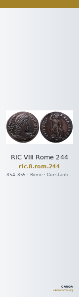 RIC VIII Rome 244 — CANOA