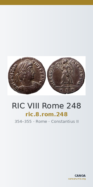 RIC VIII Rome 248 — CANOA