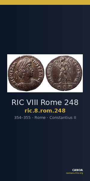 RIC VIII Rome 248 — CANOA