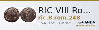 RIC VIII Rome 248 — CANOA