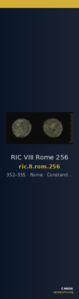 RIC VIII Rome 256 — CANOA