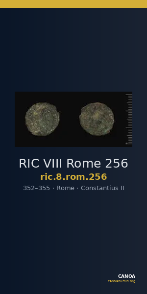 RIC VIII Rome 256 — CANOA