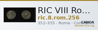 RIC VIII Rome 256 — CANOA