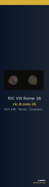 RIC VIII Rome 26 — CANOA
