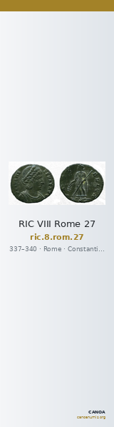RIC VIII Rome 27 — CANOA