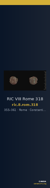 RIC VIII Rome 318 — CANOA