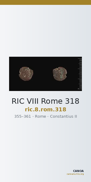 RIC VIII Rome 318 — CANOA