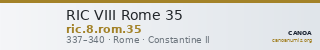 RIC VIII Rome 35 — CANOA
