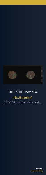 RIC VIII Rome 4 — CANOA