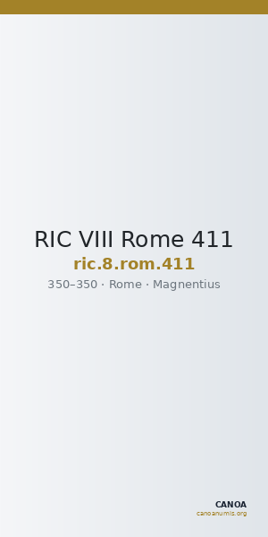 RIC VIII Rome 411 — CANOA