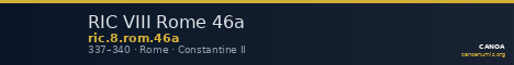 RIC VIII Rome 46a — CANOA