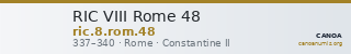 RIC VIII Rome 48 — CANOA