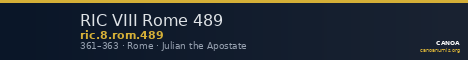 RIC VIII Rome 489 — CANOA